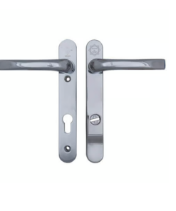 Secure TS007 2* Lever Lever UPVC Multipoint Door Handles - 92mm PZ Sprung 122mm Screw Centres