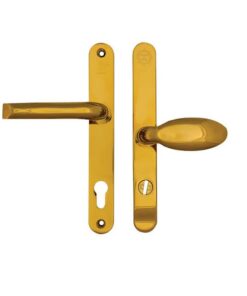 Pro Secure TS007 2* Lever Moveable Pad UPVC Multipoint Door Handles - 92/62mm PZ Sprung 212mm Screw Centres