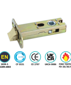 Architectural Tubular Latch Ce / Fd / Certifire - Body Only 63mm, 76mm and 100mm - Each