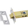 Architectural Tubular Latch Ce / Fd / Certifire - Hang Up Box 63mm Matt Black/Brassed and Chrome/Satin Chrome -Each