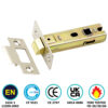 Tubular Latch Ce / Fd / Certifire / B/T Premium - Prepack 100mm Electro Brass Each