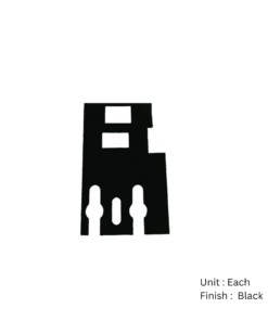 Intumescent Sleeve Kit For 63 / 76mm Tubular Latch 1mm Black Pack