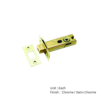 Tubular Dead Bolt Ce / En12209 / Certifire / Fd - Prepack 63mm Chrome / Satin Chrome Each