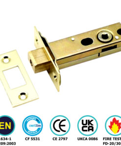 Tubular Dead Bolt Ce / En12209 / Certifire / Satin Chrome Each