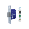 Bs3621 5 Lever Dead Lock (3g114) Retro Fit 66mm, 76mm - Satin Stainless and Electro Brass - Each