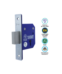 Bs3621 5 Lever Dead Lock (3g114) Retro Fit 66mm, 76mm - Satin Stainless and Electro Brass - Each
