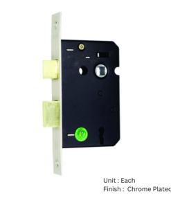3 Lever Sash Lock 63mm Chrome Plated Each