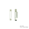 Rebate Set For 3 Lever Sash Lock - Flush Type 13mm Chrome Plated Each