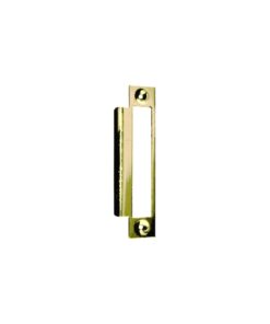 Mortice Lock Keep Plate X 5 Electro Brass Each