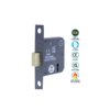 3 Lever Dead Lock Ce / En12209 / Certifire / Fd - Lock Case Only - Available in Size 63mm and 75mm