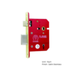 Bs3621 5 Lever Sash Lock 66mm, 76mm - Satin Stainless and Satin Brass - Each