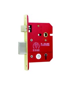 Bs3621 5 Lever Sash Lock 66mm, 76mm - Satin Stainless and Satin Brass - Each