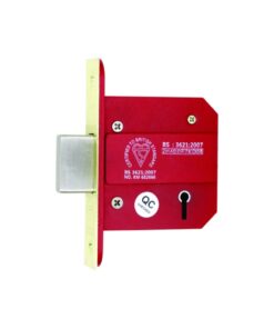 Bs3621 5 Lever Dead Lock 66mm, 76mm - Satin Stainless and Satin Brass - Each