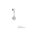 Brass Key Blank For 5 Lever Locks - Pack Of 10 (Kb2) - Pack Of 10 Nickel Plated Pack