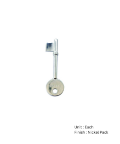Brass Key Blank For 5 Lever Locks - Pack Of 10 (Kb2) - Pack Of 10 Nickel Plated Pack