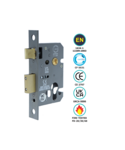Architectural Euro Profile Sash Lock - Ce / Certifire / Fd Case Only 66mm, 76mm - Each
