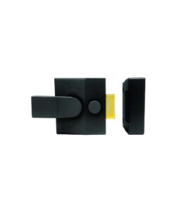 Nightlatch (Narrow) - Slanted Case 40mm Black Each