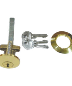 Rim Cylinder C/W 3 Keys With Different Finish Each