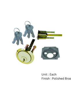 Premium Rim Cylinder - 6 Keys with Different Finish Each