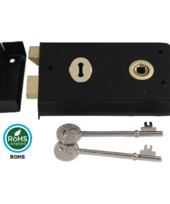 Narrow Style Rim Lock 140 X 76mm With Different Finish Each