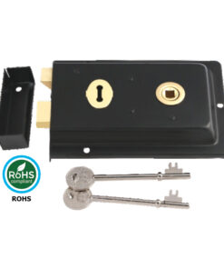 Fluted Rim Lock 150 X 100mm with Multiple Finish Each