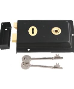 Narrow Style Rim Lock 140 X 76mm With Different Finish Each