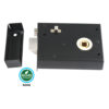 Rim Latch With Locking Snib 100 X 76mm with Different Finish Each