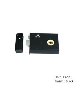 Rim Latch With Locking Snib 100 X 76mm with Different Finish Each