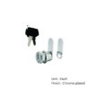 Sichern Universal Cam Lock Chrome 25mm 25mm Chrome Plated Each