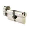 Euro Profile Cylinder And Turn Satin Chrome and Chrome Plated with Different Sizes Each