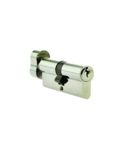 Euro Profile Cylinder And Turn Offset 60/40t Satin Chrome Each