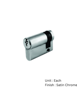 Euro Profile Cylinder - Single 45mm Satin Chrome Each