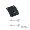 Press Lock C/W 2 Long Keys 76mm Epoxy Black Each