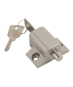 Patio Door Lock - Epoxy White and Epoxy Silver Each
