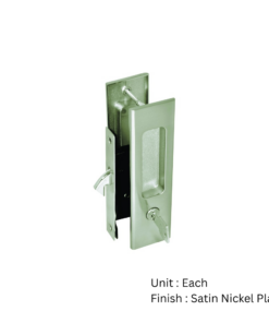 Sliding Door Set - Entrance - Satin Nickel Plated Each