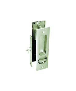 Sliding Door Set - Privacy / Bathroom - Satin Nickel Plated Each