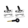 Window Rack Bolt - 2 + 1 Key 32mm with Multiple Finish Each