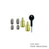 Heavy Duty Sash Stop - Pack Of 2 Plus 1 Key with Different Finish Each