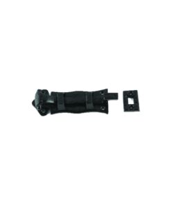 Black Antique Scroll Straight Door Bolt 75mm and 100mm Epoxy Black Each