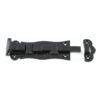 Black Antique Scroll Straight Door Bolt Epoxy Black with Different Sizes Each