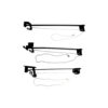 Garage Door Holder 600mm Epoxy Black Each