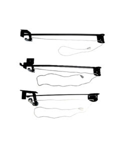 Garage Door Holder 600mm Epoxy Black Each