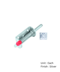 Animal Spring Bolt C/W Staple with Multiple Sizes and Finish Each