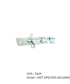 Heavy Brenton Pad Bolt - 5/8" Shoot Hot Spelter Galvanised with Multiple Sizes Each