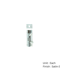 Stainless Steel Barrel Bolt - Necked with Multiple Sizes and Finish Each