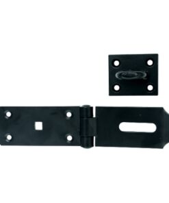 Hasp And Staple Heavy Duty Galvorite Silver and Durosil Black Finish with Different Sizes Each