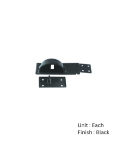 Padlock Protection Bar L/H 185mm Epoxy Black Each