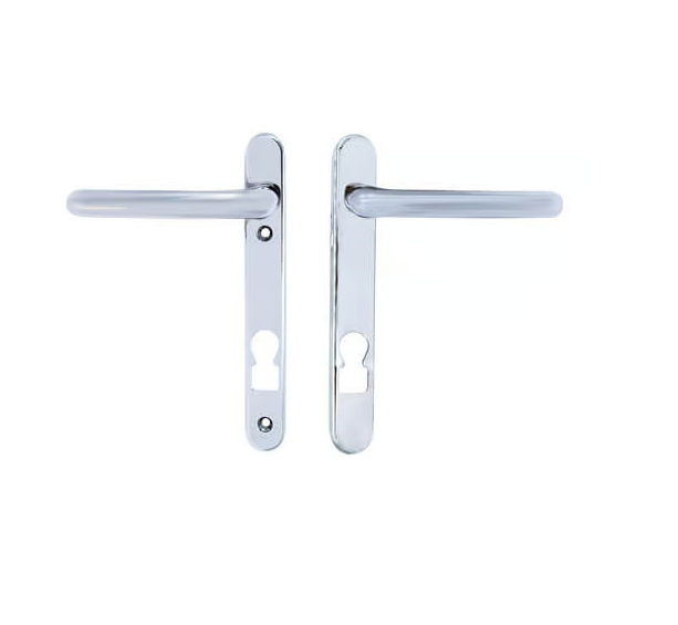 Invincible Surefire Lever Lever UPVC Multipoint Door Handles - 92mm PZ 122mm Screw Centres 1 Invincible Surefire Lever Lever UPVC Multipoint Door Handles - 92mm PZ 122mm Screw Centres