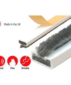 Fire And Smoke Intumescent Door Pack (5 X 1.05m) - 4mm 10 X 4mm White Pack