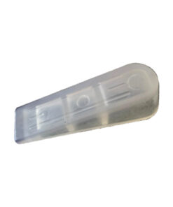 Rubber Door Wedge - Pack Of 2 - Grey and Clear - Pack